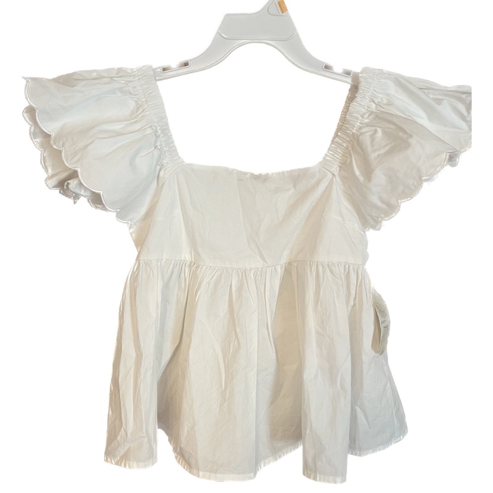 Altar’d State White Baby Doll Top